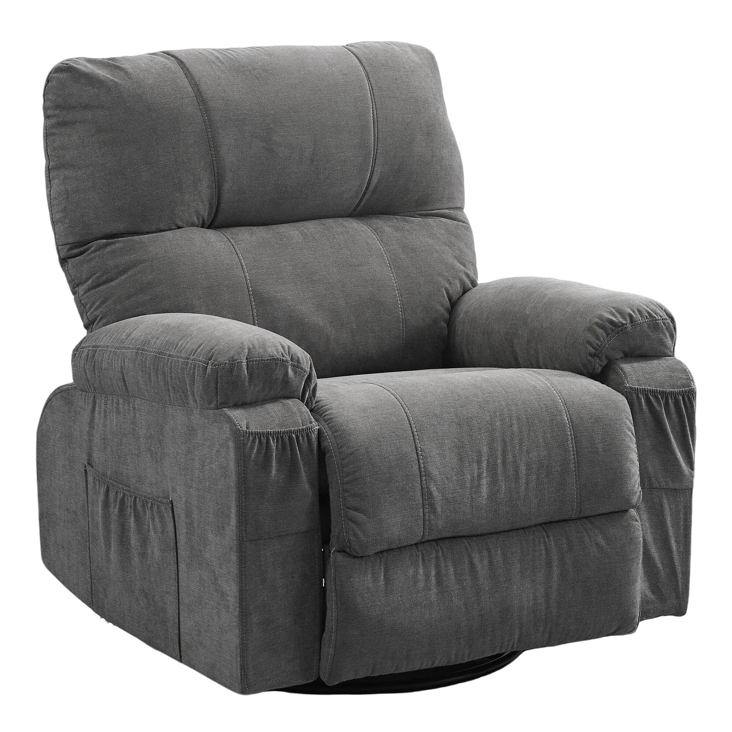 Recliner chair,360 degree rotating swing single sofa chair, equipped with soft cushion and backrest, comfortable armchair