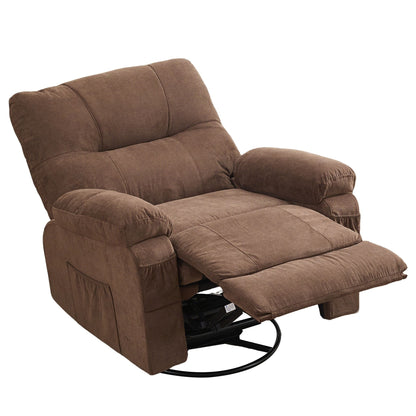 Recliner chair,360 degree rotating swing single sofa chair, equipped with soft cushion and backrest, comfortable armchair