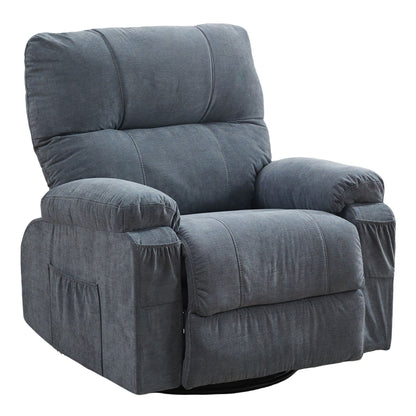 Recliner chair,360 degree rotating swing single sofa chair, equipped with soft cushion and backrest, comfortable armchair