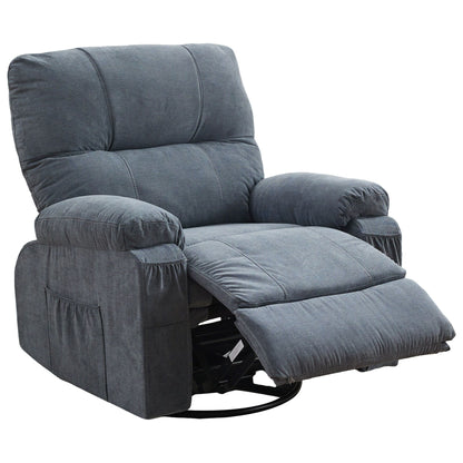 Recliner chair,360 degree rotating swing single sofa chair, equipped with soft cushion and backrest, comfortable armchair