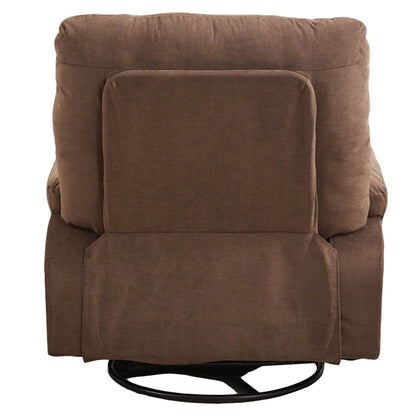 Recliner chair,360 degree rotating swing single sofa chair, equipped with soft cushion and backrest, comfortable armchair