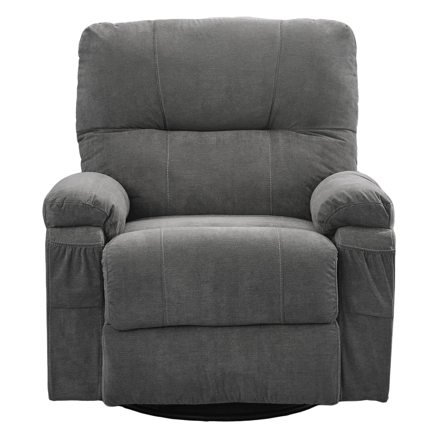 Recliner chair,360 degree rotating swing single sofa chair, equipped with soft cushion and backrest, comfortable armchair