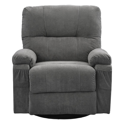 Recliner chair,360 degree rotating swing single sofa chair, equipped with soft cushion and backrest, comfortable armchair