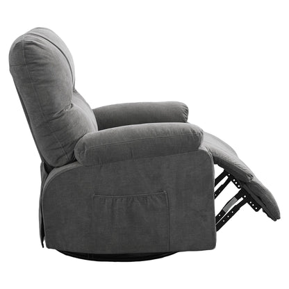 Recliner chair,360 degree rotating swing single sofa chair