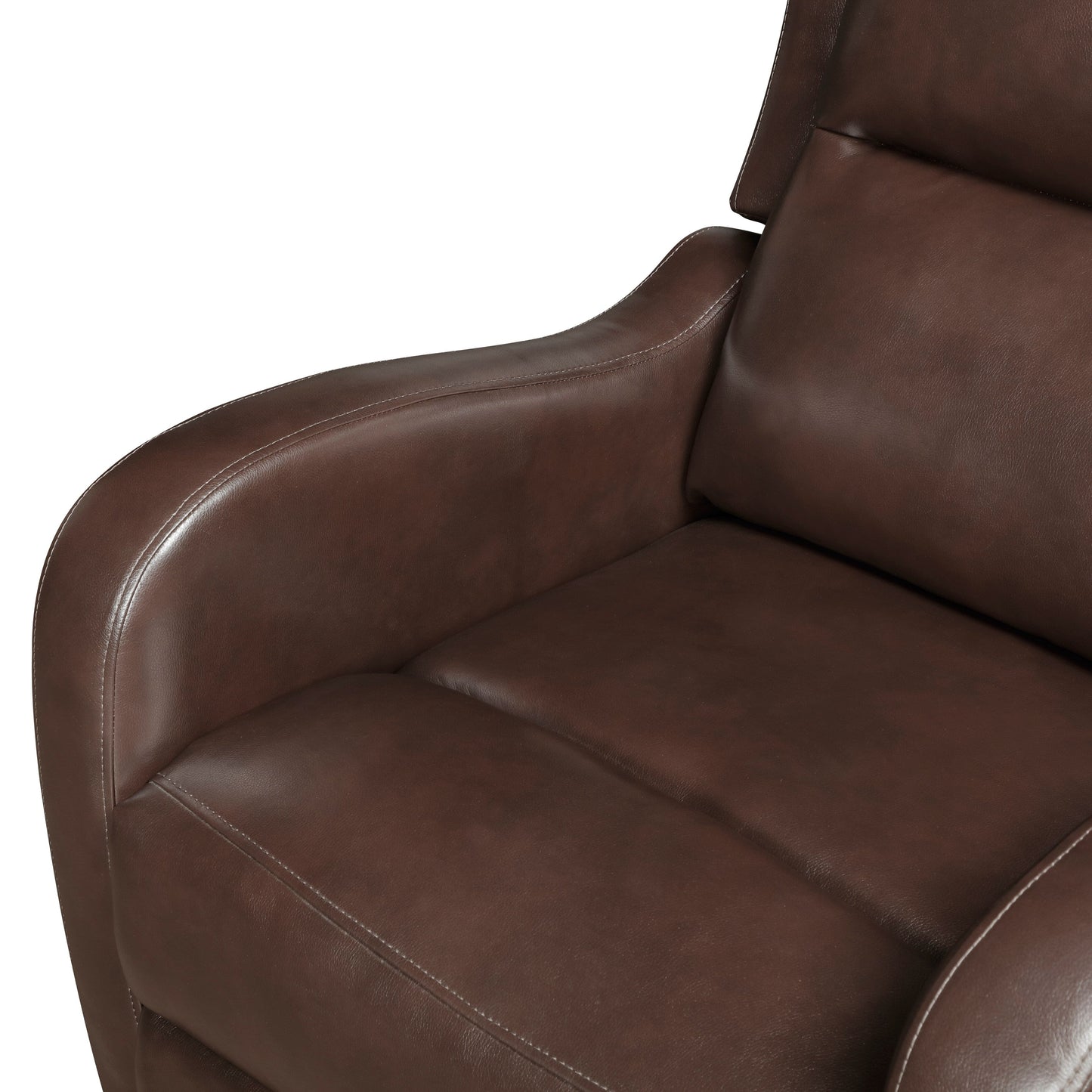 Reclining Chair 1pc Comfort Seating Faux Leather Upholstery Living Room Furniture Solid Wood