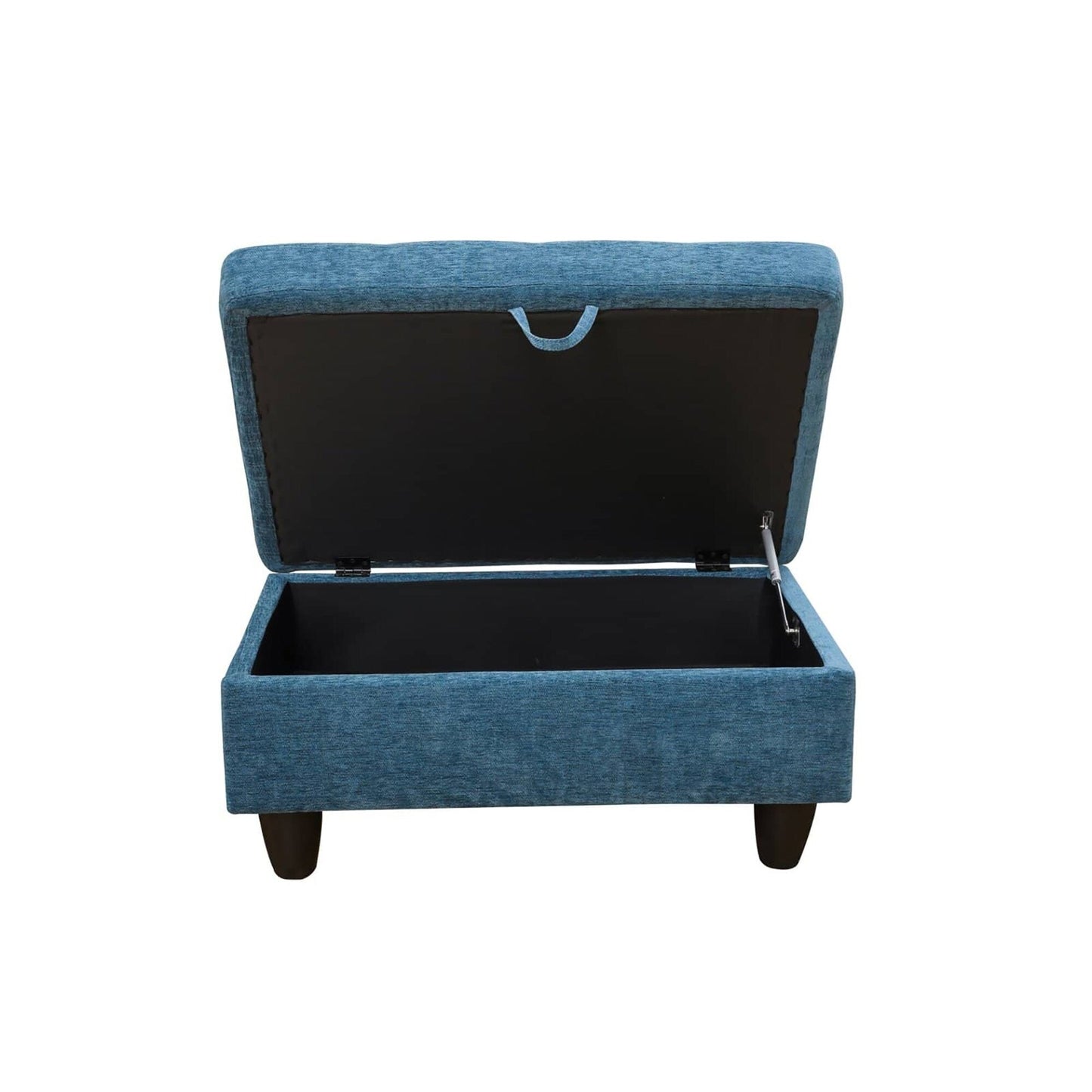 Red Flannel And PVC Living Room Storage Ottoman
