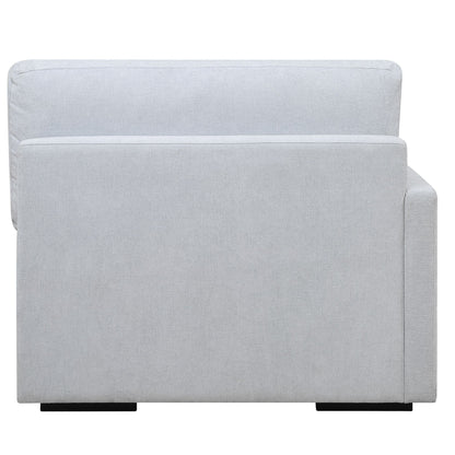 Refuge Solid Modular Left Arm Seat for Sectional Sofa - 43.25 - Sky Blue