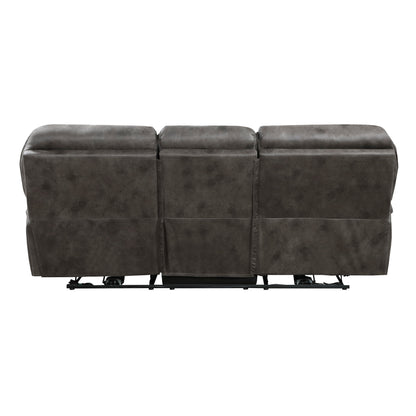 Regina Microfiber Power Double Reclining Sofa