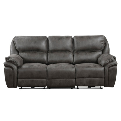 Regina Microfiber Power Double Reclining Sofa