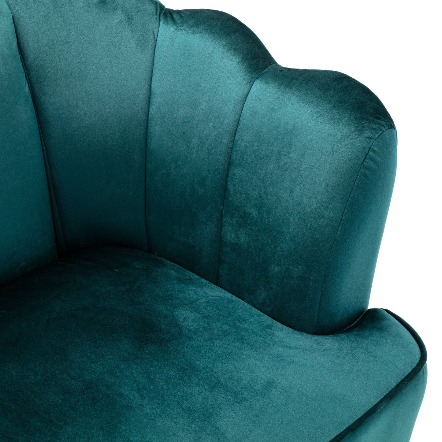Reitz Glam Velvet Shell 3 Seater Sofa by Christopher Knight Home - 76.25 L x 29.25 W x 33.50 H