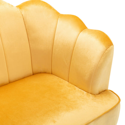 Reitz Glam Velvet Shell 3 Seater Sofa by Christopher Knight Home - 76.25 L x 29.25 W x 33.50 H