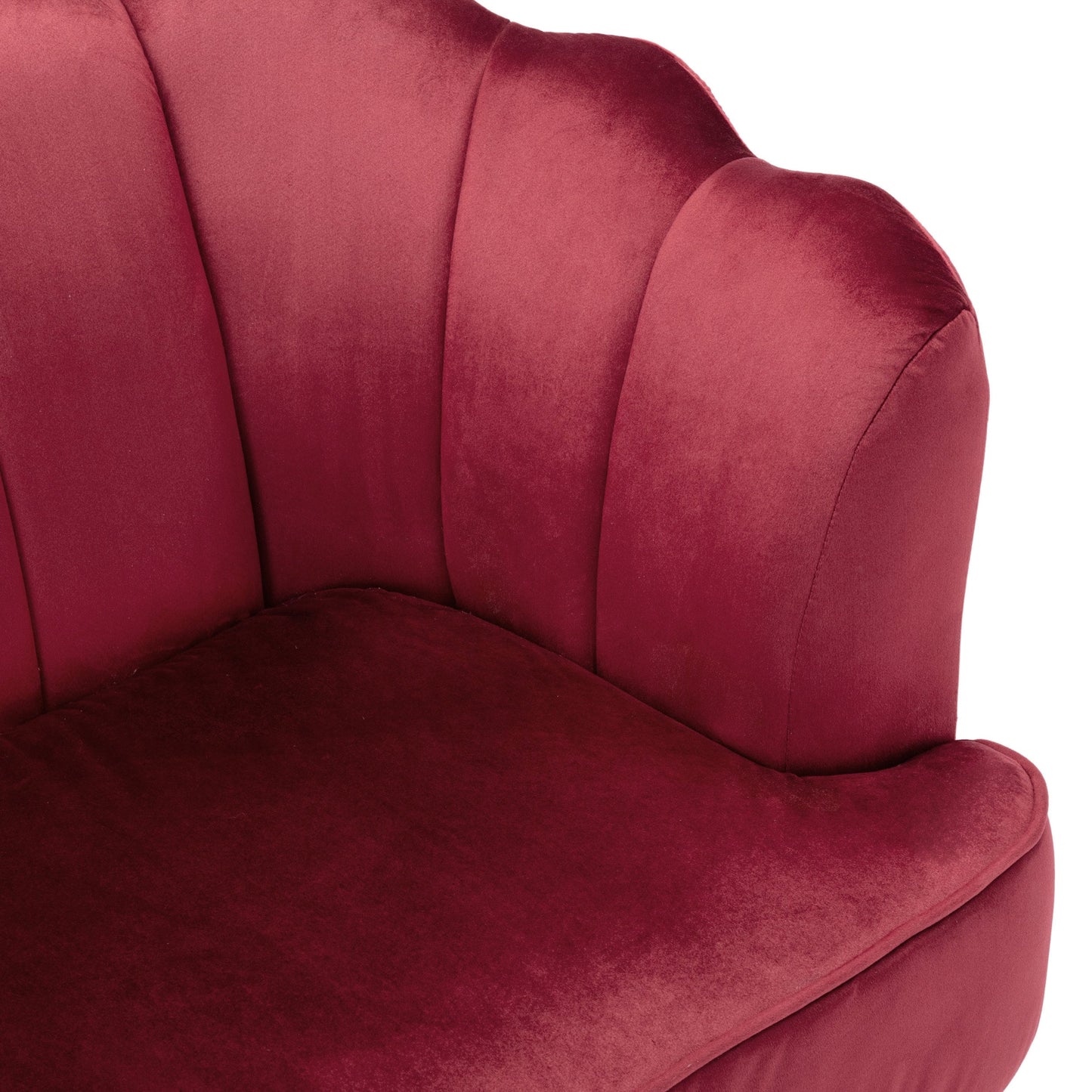 Reitz Glam Velvet Shell 3 Seater Sofa by Christopher Knight Home - 76.25 L x 29.25 W x 33.50 H
