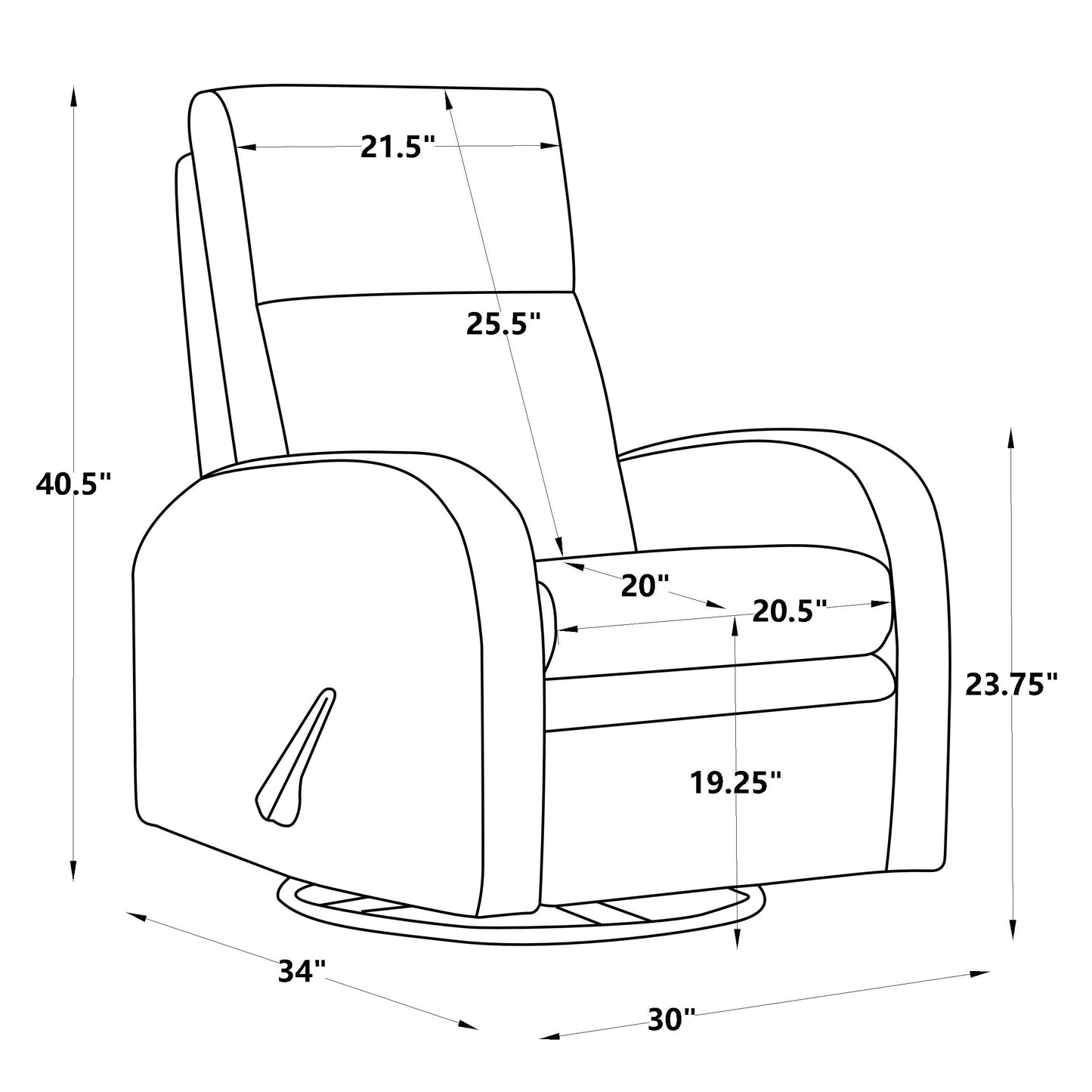Rocker Recliner Glider Recliner Swivel Recliner Chair