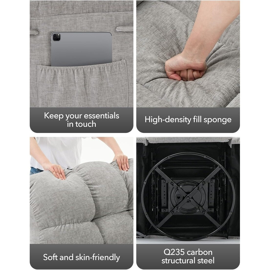 Rocking 360° Swivel Rocker Chair