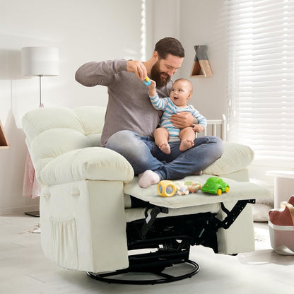 Rocking 360° Swivel Rocker Chair