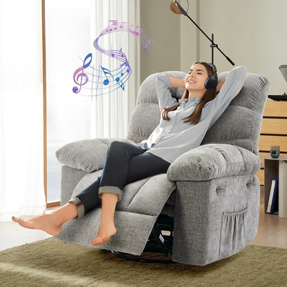 Rocking 360° Swivel Rocker Chair