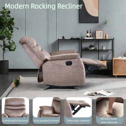 Rocking Recliner Chair for Living Room