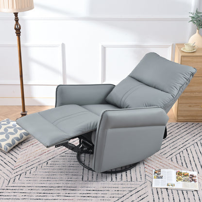 Rocking Recliner Chair,360 Degree Swivel Nursery Rocking Chair,Glider Chair,Modern Small Rocking Swivel Recliner Chair