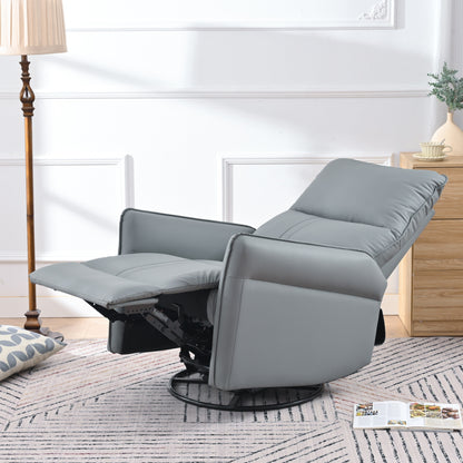 Rocking Recliner Chair,360 Degree Swivel Nursery Rocking Chair,Glider Chair,Modern Small Rocking Swivel Recliner Chair