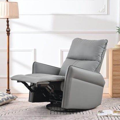 Rocking Recliner Chair,360 Degree Swivel Nursery Rocking Chair,Glider Chair,Modern Small Rocking Swivel Recliner Chair