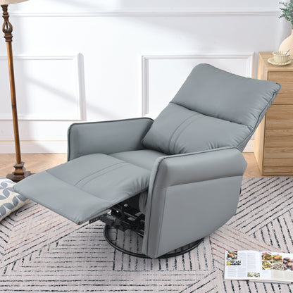 Rocking Recliner Chair,360 Degree Swivel Nursery Rocking Chair,Glider Chair,Modern Small Rocking Swivel Recliner Chair