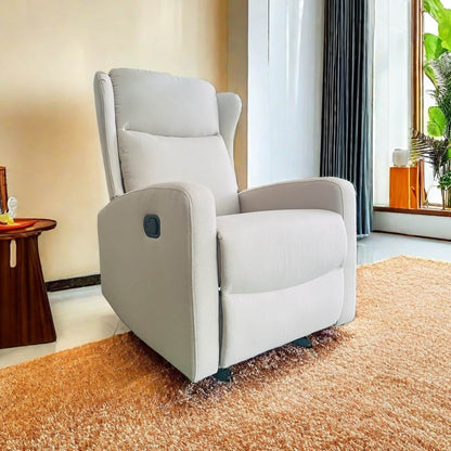 Rocking Recliner Chair,Adjustable Recliner Sofa with Lumbar Support,Classic Recliner Chair with Comfortable Arm and Back Sofa
