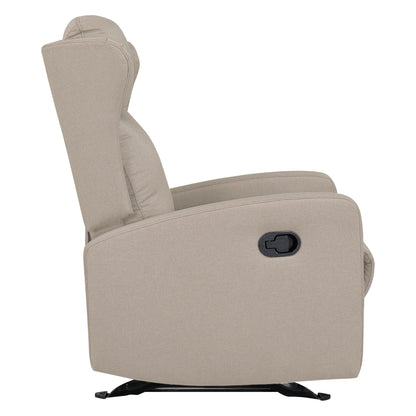 Rocking Recliner Chair,Adjustable Recliner Sofa with Lumbar Support,Classic Recliner Chair with Comfortable Arm and Back Sofa