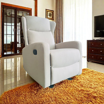 Rocking Recliner Chair,Adjustable Recliner Sofa with Lumbar Support,Classic Recliner Chair with Comfortable Arm and Back Sofa