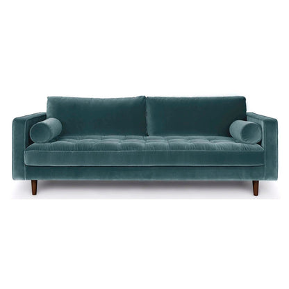 Roma Fabric Sofa in Spa Blue 88