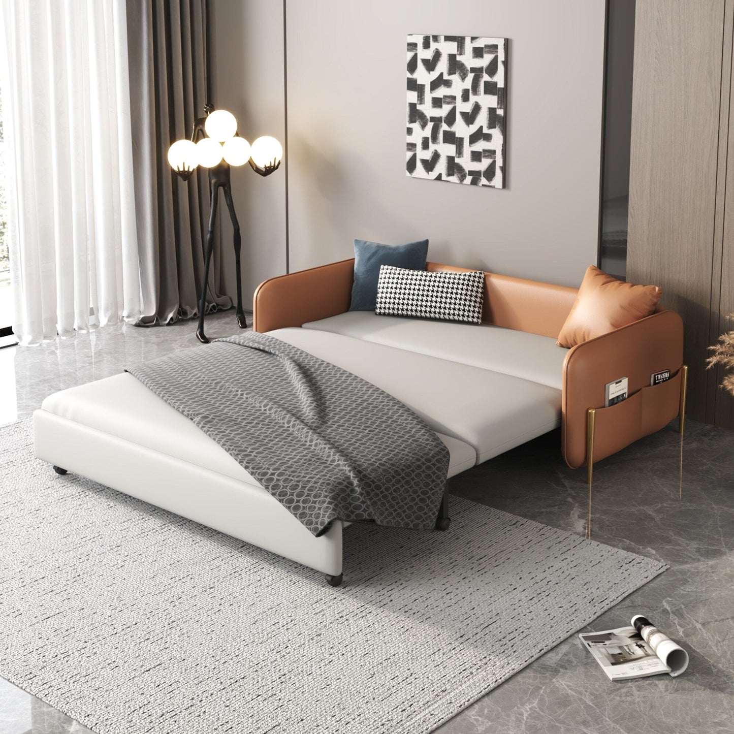 Romision Convertible Sleeper Sofa