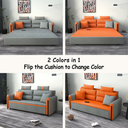 Romision Folding Technological Fabric Sofa Bed