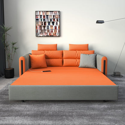 Romision Folding Technological Fabric Sofa Bed