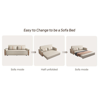 Romision Folding Technological Fabric Sofa Bed