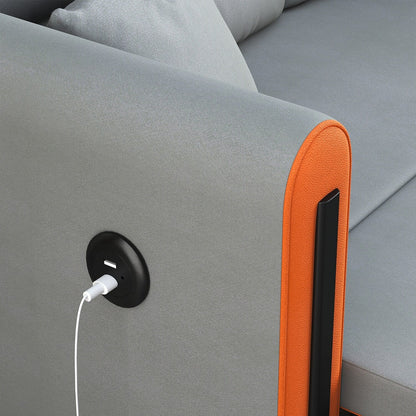 Romision Folding Technological Fabric Sofa Bed