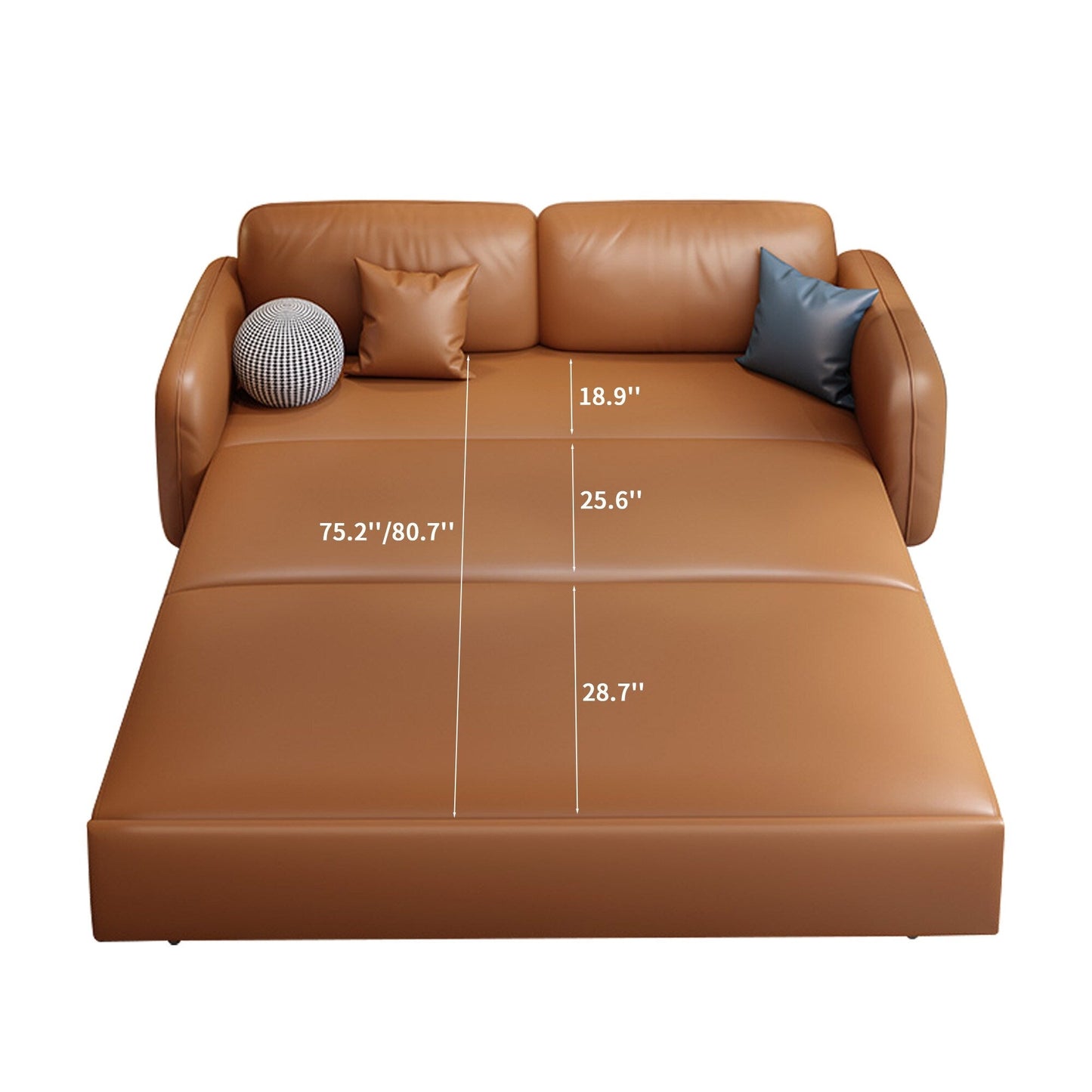Romision Folding Technological Fabric Sofa Bed