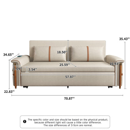 Romision Folding Technological Fabric Sofa Bed