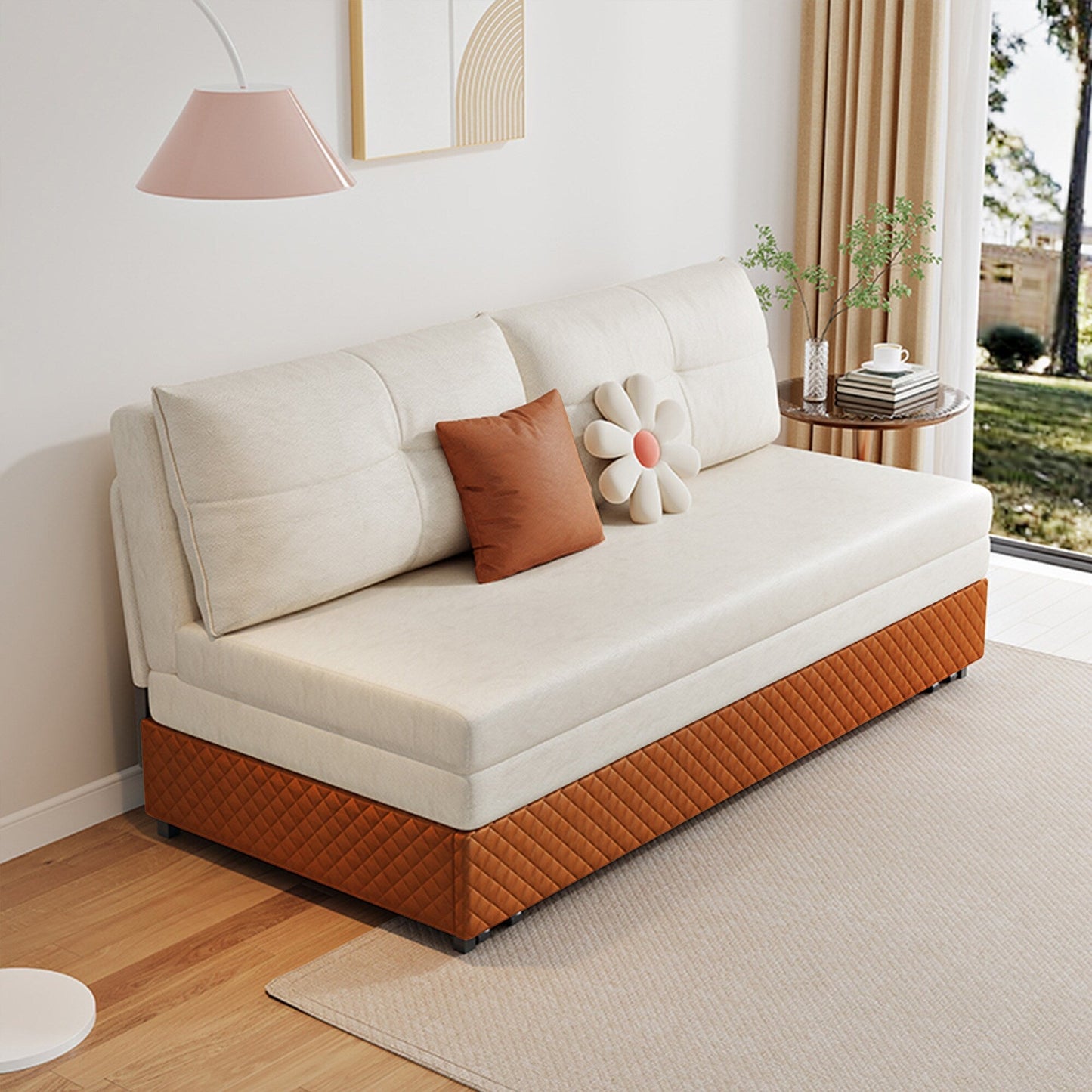 Romision Folding Technological Velvet Sofa Bed