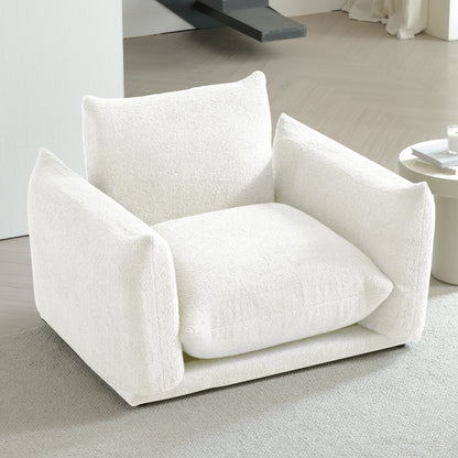 Romision Multi-combination Lambswool Velvet Upholstered Sectional Sofa