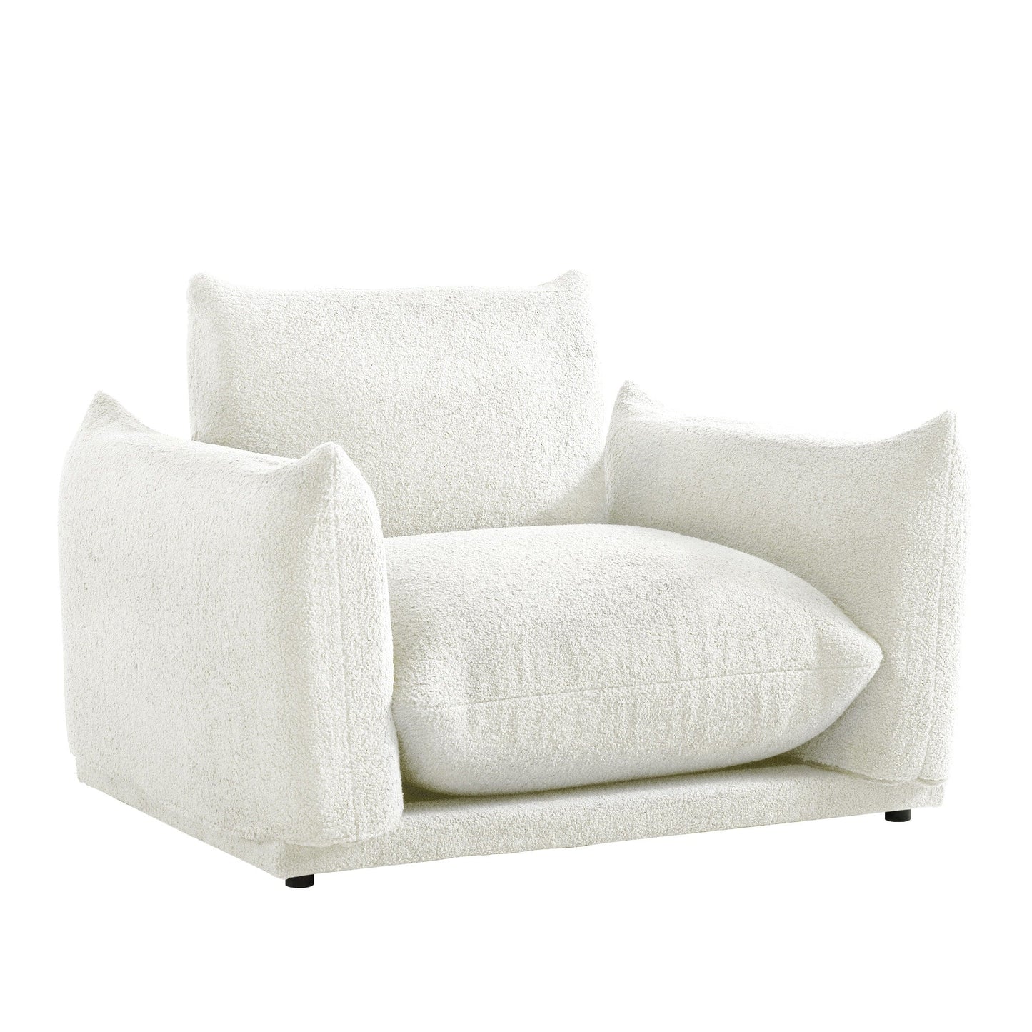 Romision Multi-combination Lambswool Velvet Upholstered Sectional Sofa