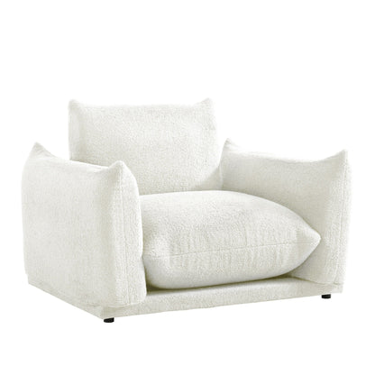 Romision Multi-combination Lambswool Velvet Upholstered Sectional Sofa