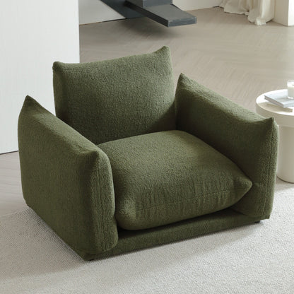 Romision Multi-combination Lambswool Velvet Upholstered Sectional Sofa