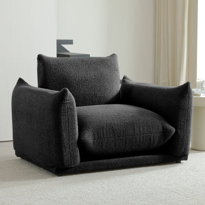 Romision Multi-combination Lambswool Velvet Upholstered Sectional Sofa