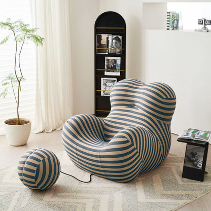 Romision Slope Arm Fabric Curved Sofa