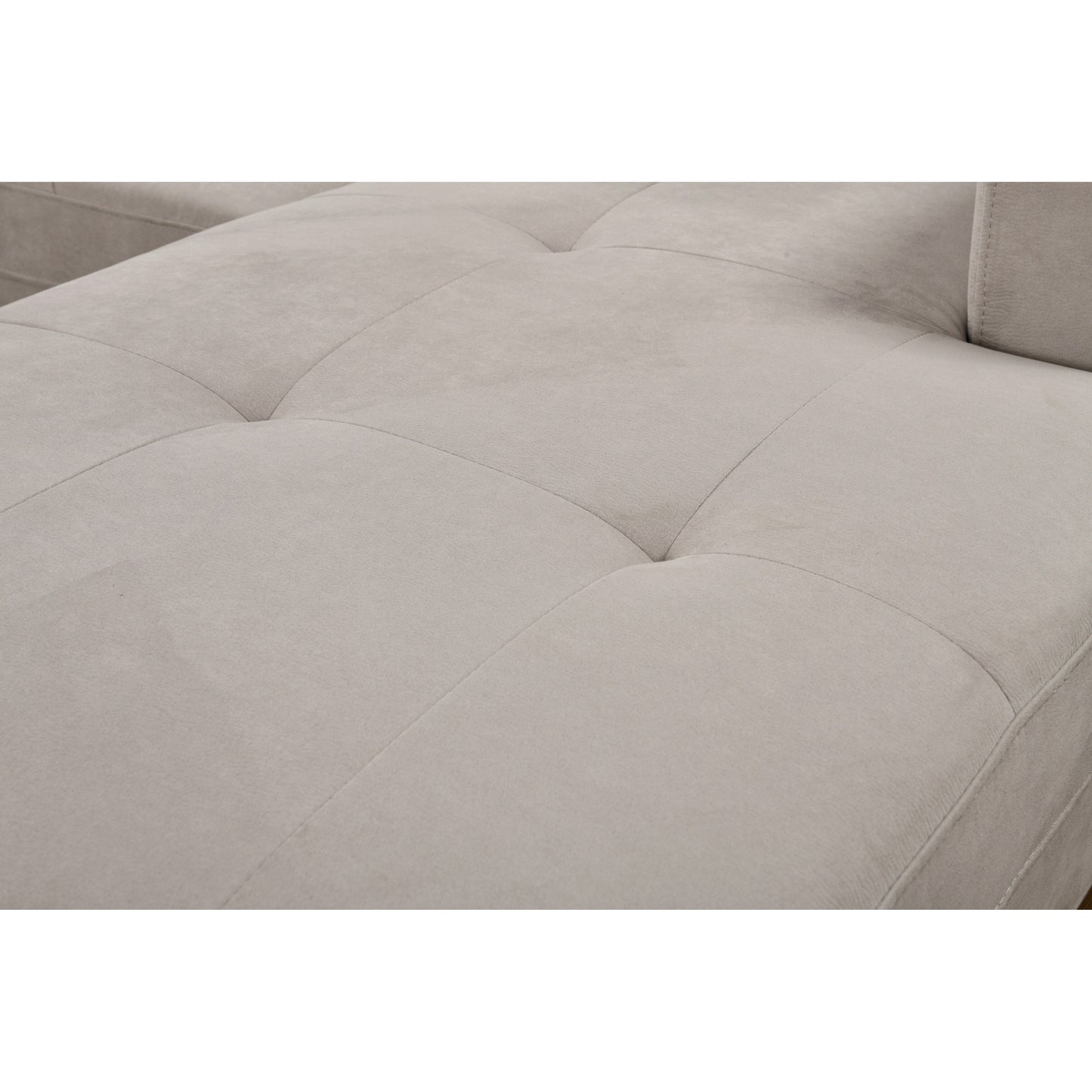 Roomfitters 122 Oversized Sectional Sofa Couch with Chaise Storage, Contemporary U-Shaped 7-Seater Sofa