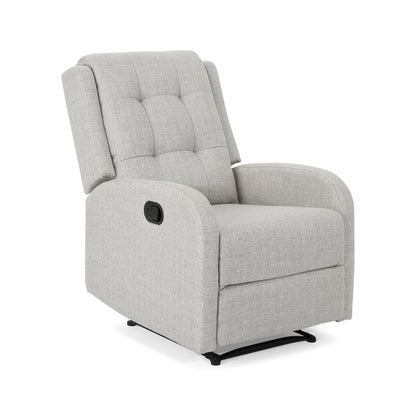 Roomfitters 24.75 Wide Manual Standard Recliner, Cozy Recliner for Living Room, Bedroom, Beige