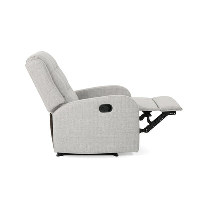 Roomfitters 24.75 Wide Manual Standard Recliner, Cozy Recliner for Living Room, Bedroom, Beige