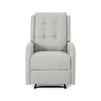 Roomfitters 24.75 Wide Manual Standard Recliner, Cozy Recliner for Living Room, Bedroom, Beige