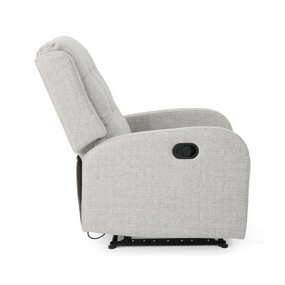 Roomfitters 24.75 Wide Manual Standard Recliner, Cozy Recliner for Living Room, Bedroom, Beige