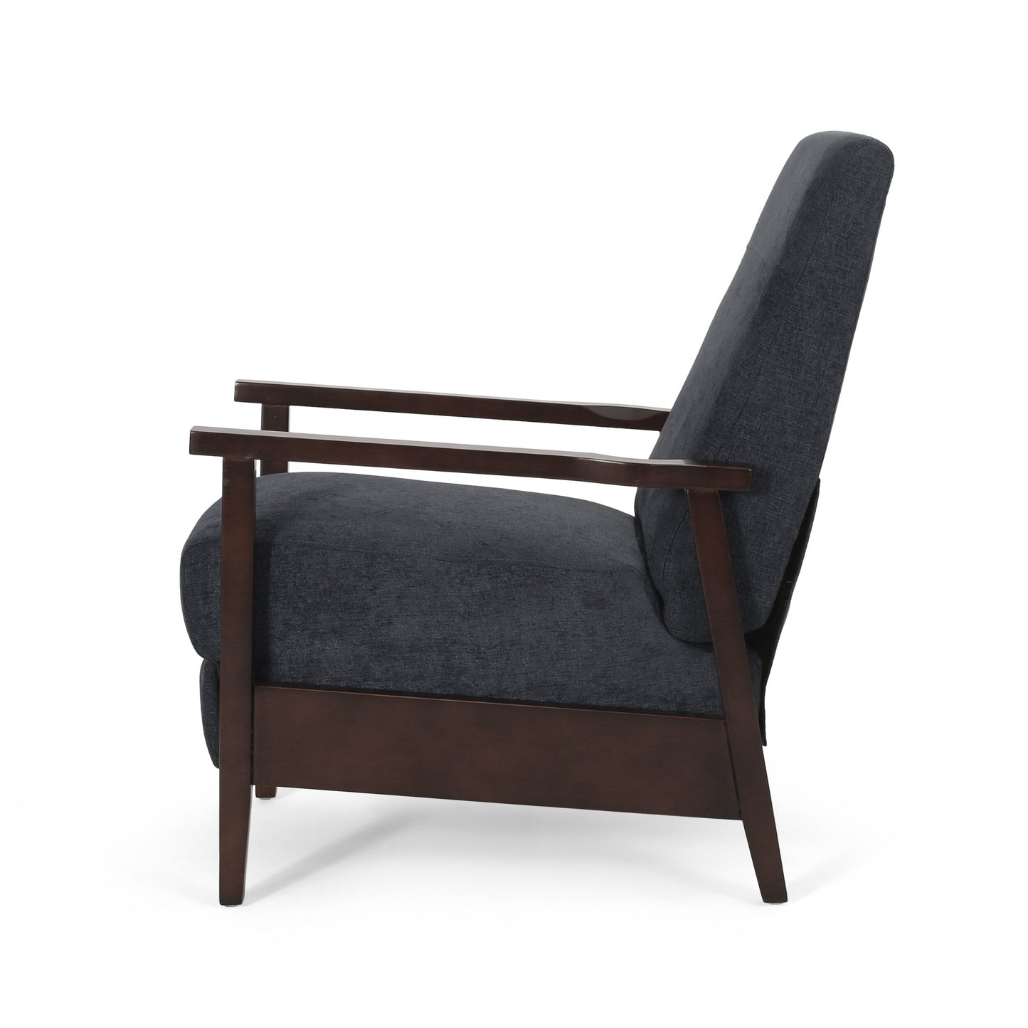 Roomfitters 24.75'' Wide Wood Hand Manual Club Recliner, Cozy Lounge Chair for Living Room