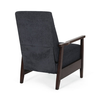 Roomfitters 24.75'' Wide Wood Hand Manual Club Recliner, Cozy Lounge Chair for Living Room